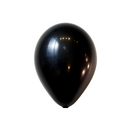 10-ct Retail-Ready Bags - 11" Crystal Black Latex Balloons by Gayla - 10-pcs/bag x 144 bags/case