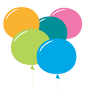72-ct Bags - 17" Designer Assorted Color Latex Balloons by Gayla - 72-pcs/bag x 24 bags/case