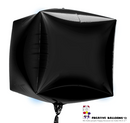 3 D Black Cube Foil Balloon Creative Balloons Manufacturing