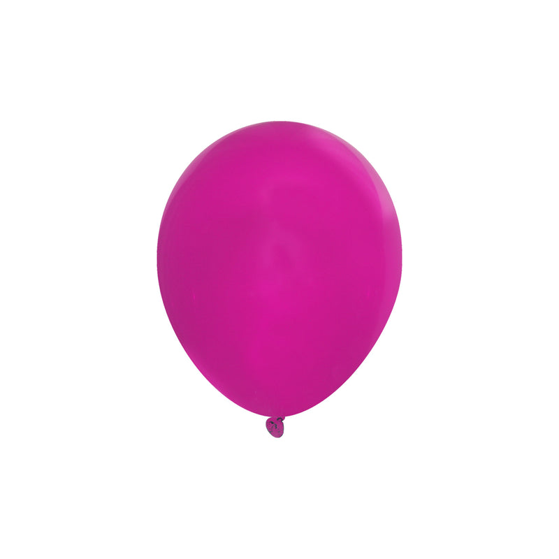 5 Inch Decorator Fuchsia Latex Balloons - Creative Balloons Manufacturing