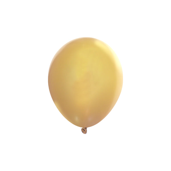 5 Inch Metallic Gold Latex Balloons - Creative Balloons Manufacturing