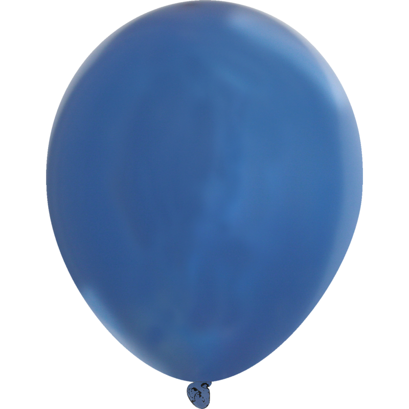 Custom Printed E-Z Safety Seal™ Valved Latex Balloons | Metallic Colors | 1 Color Ink | 1000 pc