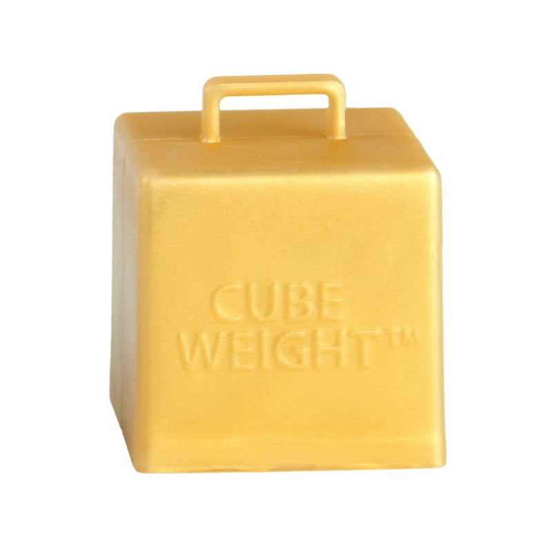 65-gram Cube Weight™ - Metallic Gold Balloon Weight