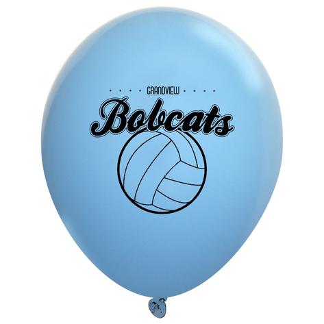 Custom Printed Latex Balloons | Standard Colors | 1 Color Ink |1000 pc