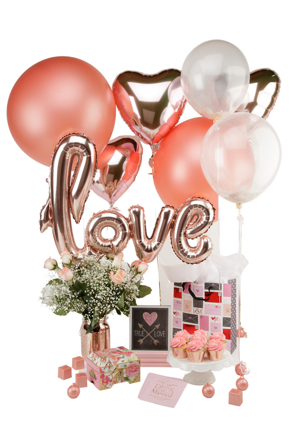 Rose Gold Balloon Weights are a Top Trend for Party Decorating