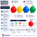 35-gram Bubble Weight™ - Primary-Plus Asst. Balloon Weight - 10 pcs/bag x 40 bags/case
