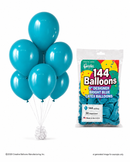 144-ct Bags - 9" Designer Bright Blue Latex Balloons by Gayla - 144 pc/bag x 30 bags/case - 🇺🇸 Made in the U.S.A.