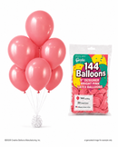 144-ct Bags - 9" Designer Bright Pink Latex Balloons by Gayla - 144 pc/bag x 30 bags/case - 🇺🇸 Made in the U.S.A.