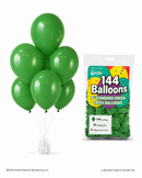 144-ct Bags - 9" Standard Green Latex Balloons by Gayla - 144 pc/bag x 30 bags/case - 🇺🇸 Made in the U.S.A.