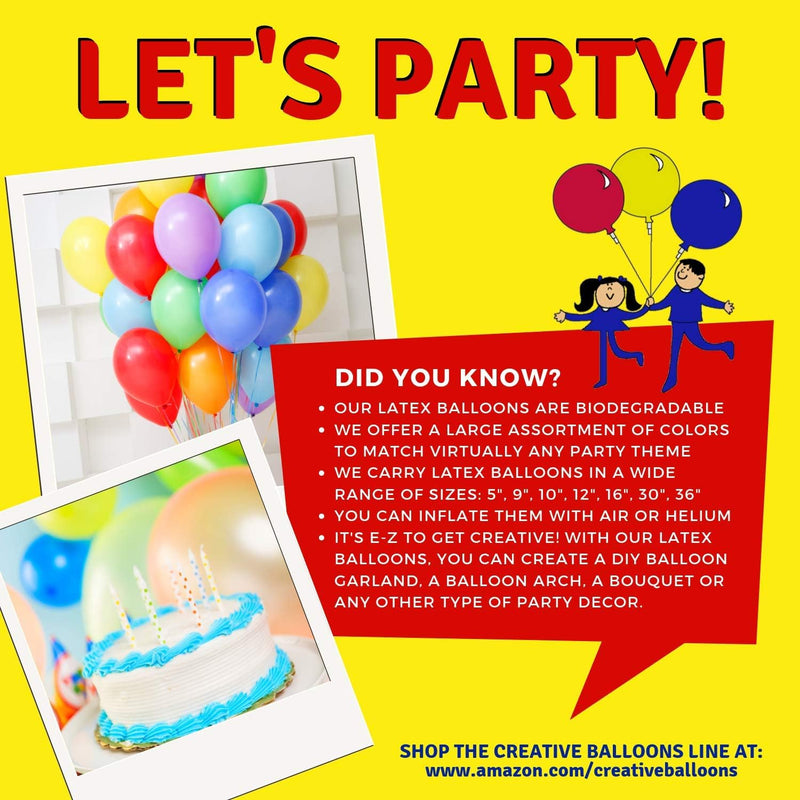 Bag of Balloons™ - 72 ct Assorted Color Latex Balloons