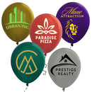 Custom Printed E-Z Safety Seal™ Valved Latex Balloons | Metallic Colors | 1000 pcs