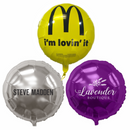 Mini Pop Up Promo Kit™ - 25 Custom Printed 17" Round Foil Balloons, 1 Helium Tank, Ribbon and 10 Balloon Weights
