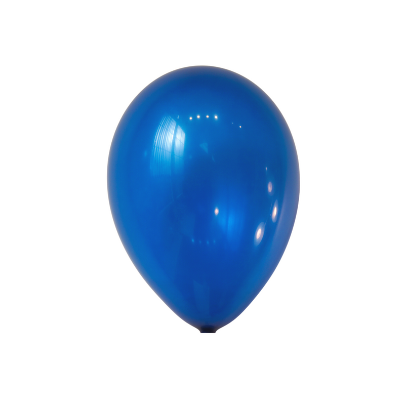 15-ct Retail-Ready Bags - 11" Crystal Blue Latex Balloons by Gayla