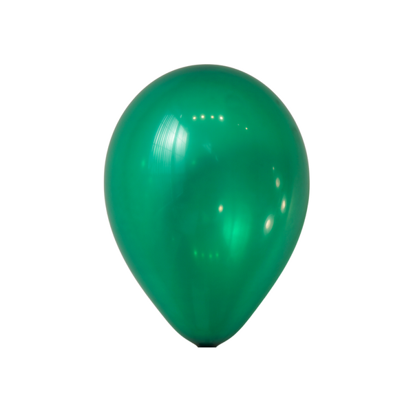 15-ct Retail-Ready Bags - 11" Crystal Green Latex Balloons by Gayla