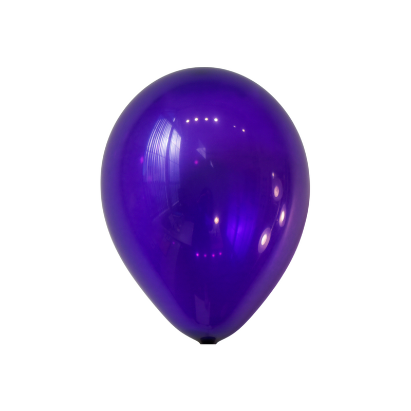 15-ct Retail-Ready Bags - 11" Crystal Purple Latex Balloons by Gayla