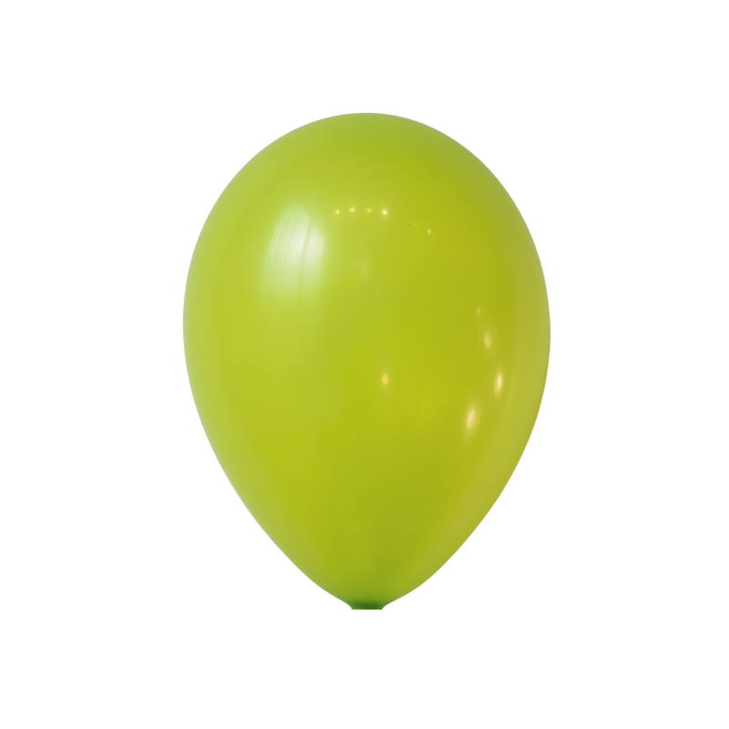 11" Designer Lime Green Latex Balloons by Gayla