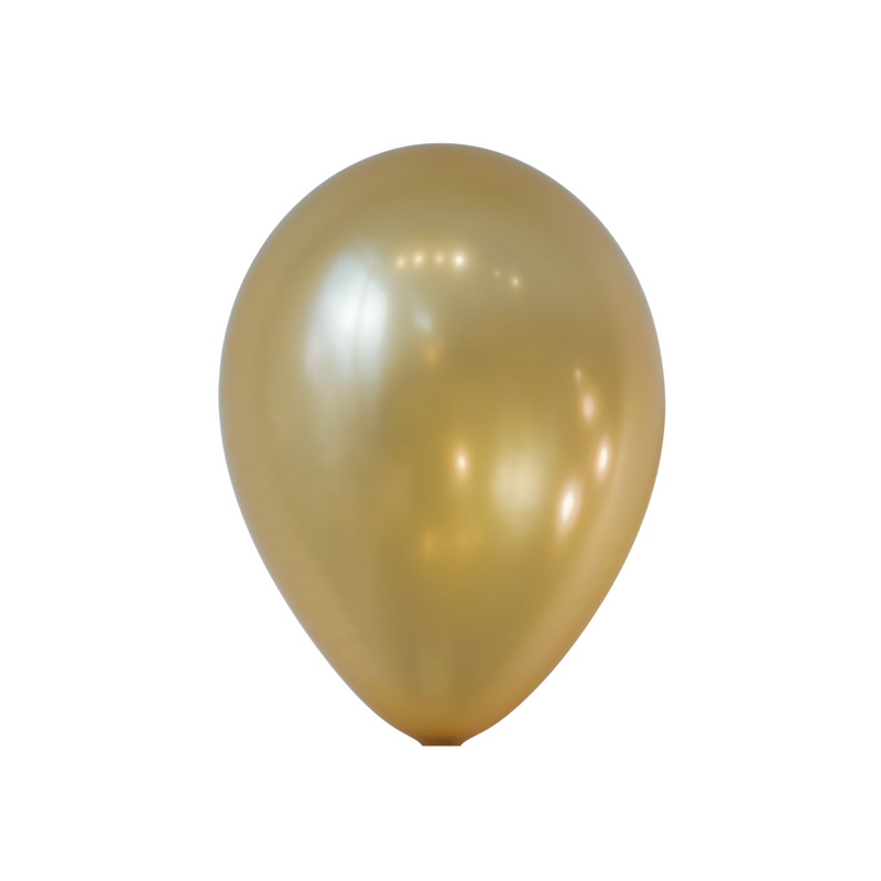 15-ct Retail-Ready Bags - 11" Metallic Gold Latex Balloons by Gayla