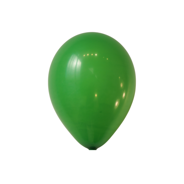 15-ct Retail-Ready Bags - 11" Standard Green Latex Balloons by Gayla