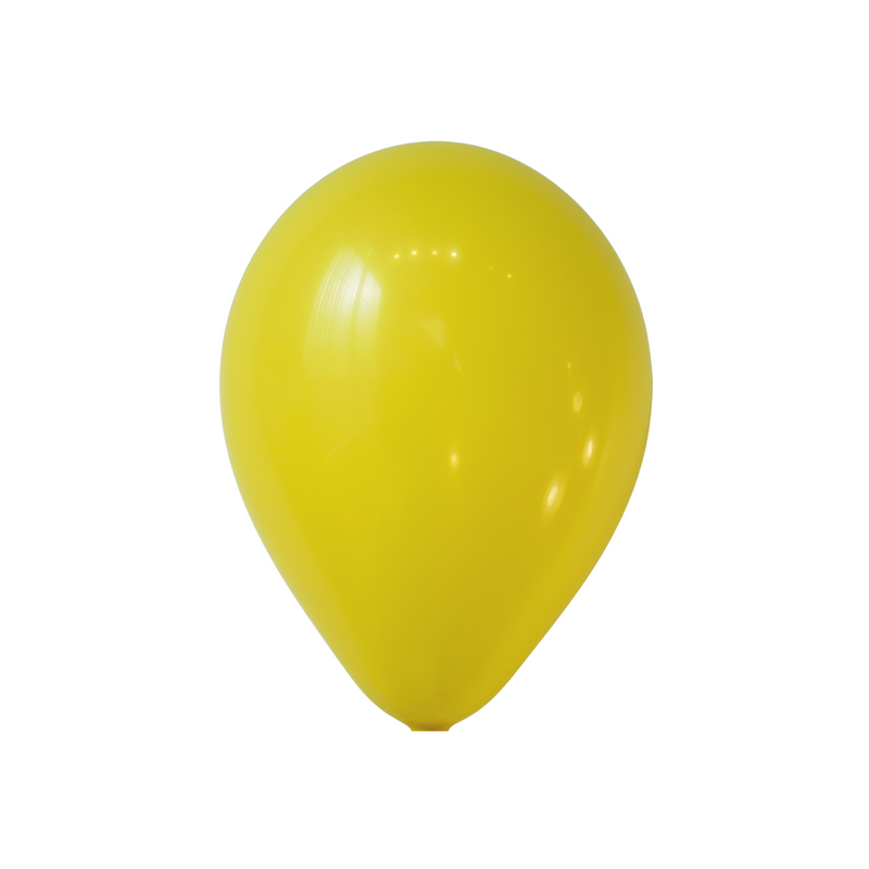 11" Standard Yellow Latex Balloons by Gayla