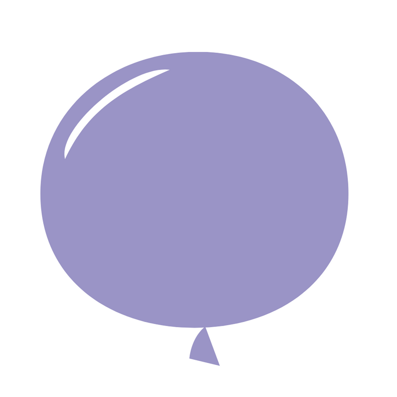 17" Designer Lavender Latex Balloons by Gayla