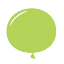 72-ct Bags - 17" Designer Lime Green Latex Balloons by Gayla - 72-pcs/bag x 24 bags/case - 🇺🇸 Made in the U.S.A.