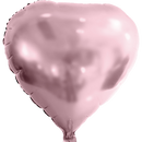 Custom Printed 17" Heart Foil Balloons | 100 pc