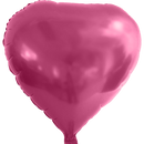 Custom Printed 17" Heart Foil Balloons | 100 pc