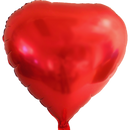 Custom Printed 17" Heart Foil Balloons | 100 pc