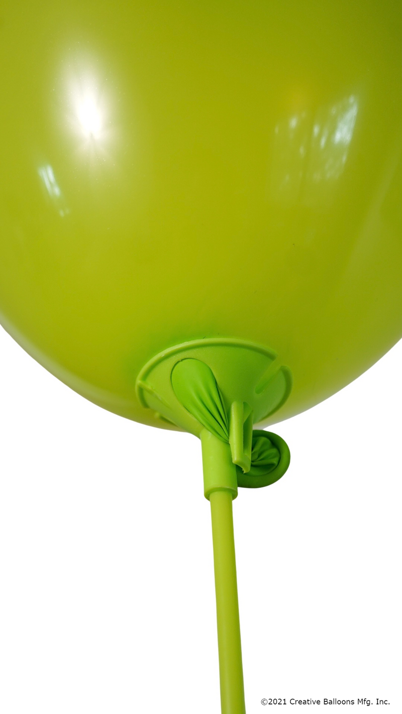 2-piece E-Z Balloon Cup and E-Z Balloon Stick - 250 pc/bag x 20 bags/case (5,000 pcs)