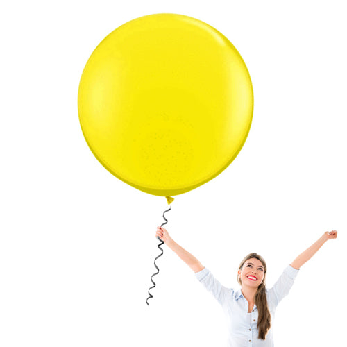 24 Inch Decorator Canary Yellow Latex Balloons - Creative Balloons Manufacturing