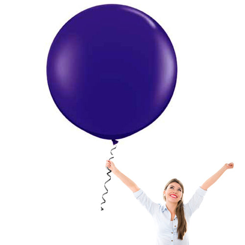 24 Inch Decorator Deep Purple Latex Balloons - Creative Balloons Manufacturing