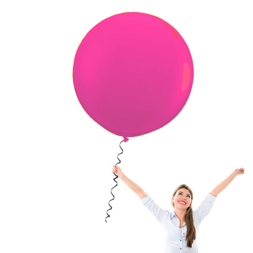 24 Inch Decorator Fuchsia Pink Latex Balloons - Creative Balloons Manufacturing