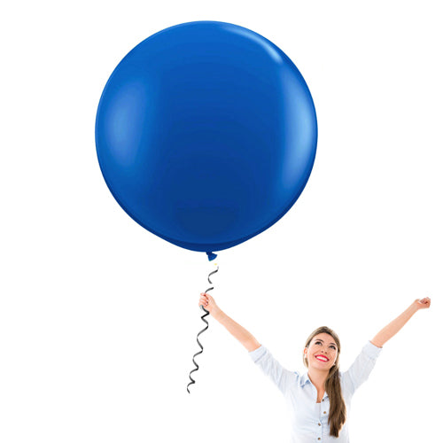 24 Inch Decorator Navy Blue Latex Balloons - Creative Balloons Manufacturing