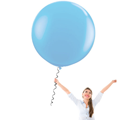 24 Inch Pastel Baby Blue Latex Balloons - Creative Balloons Manufacturing