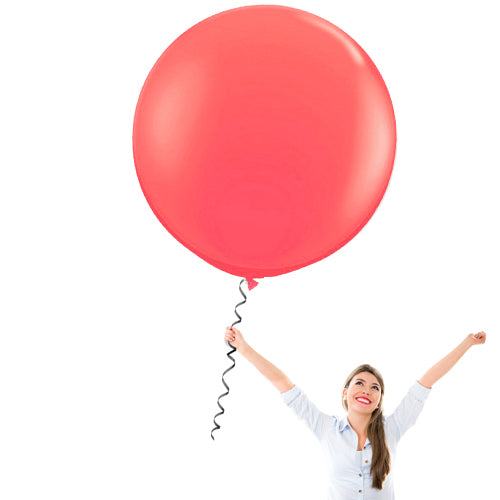 24-Inch-Pastel-Red-Latex-Balloons-Creative Balloons Manufacturing