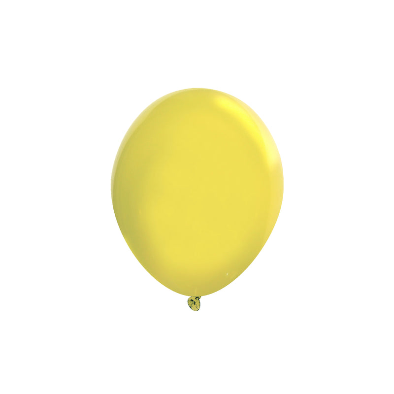5 Inch Decorator Canary Yellow Latex Balloons - Creative Balloons Manufacturing