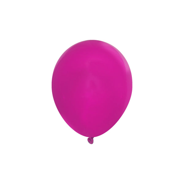 5 Inch Decorator Fuchsia Latex Balloons - Creative Balloons Manufacturing