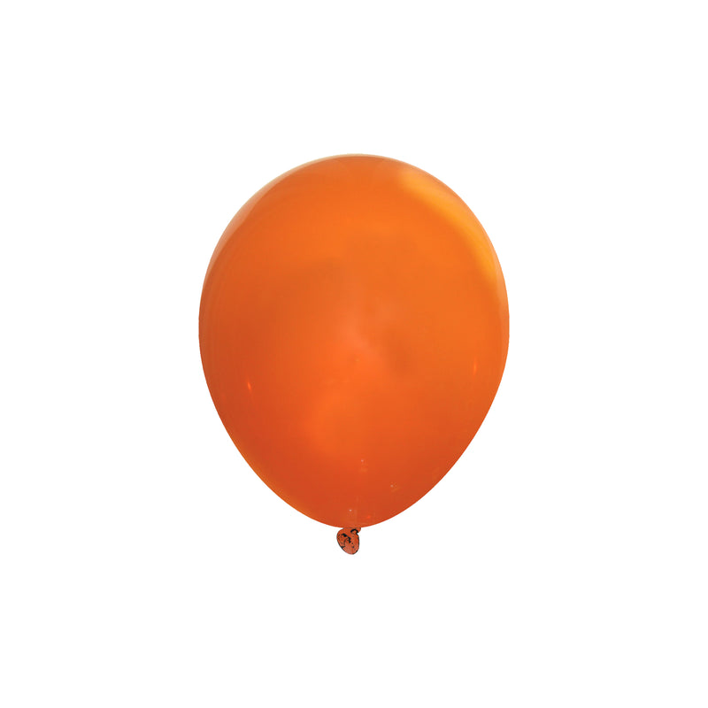 5 Inch Decorator Sunburst Orange Latex Balloons - Creative Balloons Manufacturing