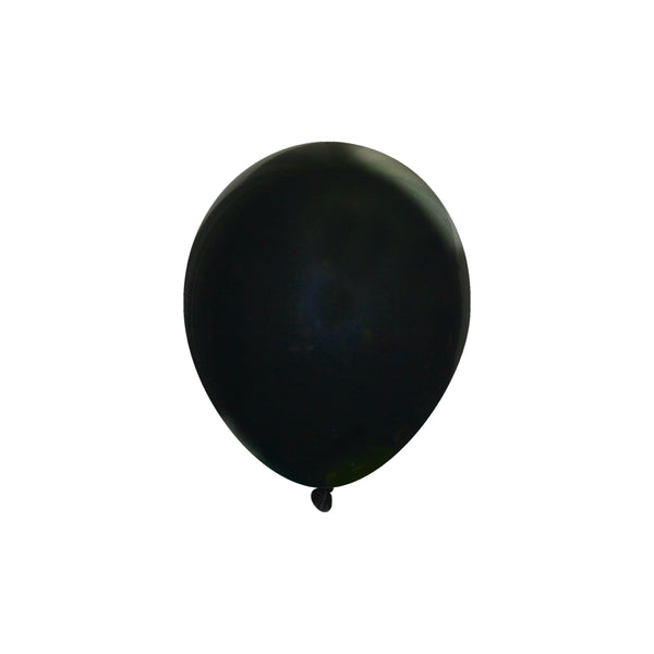 5 Inch Metallic Black Latex Balloons - Creative Balloons Manufacturing
