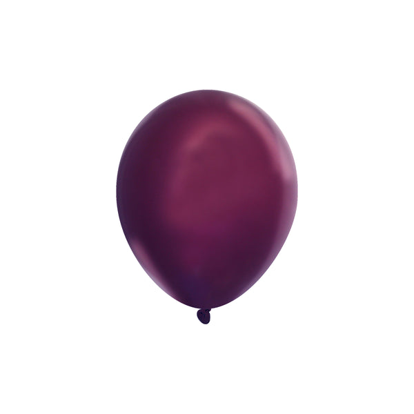 5 Inch Metallic Burgundy Latex Balloons - Creative Balloons Manufacturing