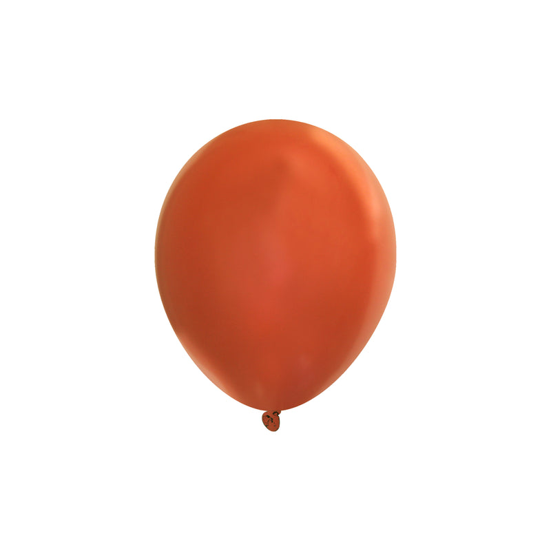 5 Inch Metallic Orange Latex Balloons - Creative Balloons Manufacturing