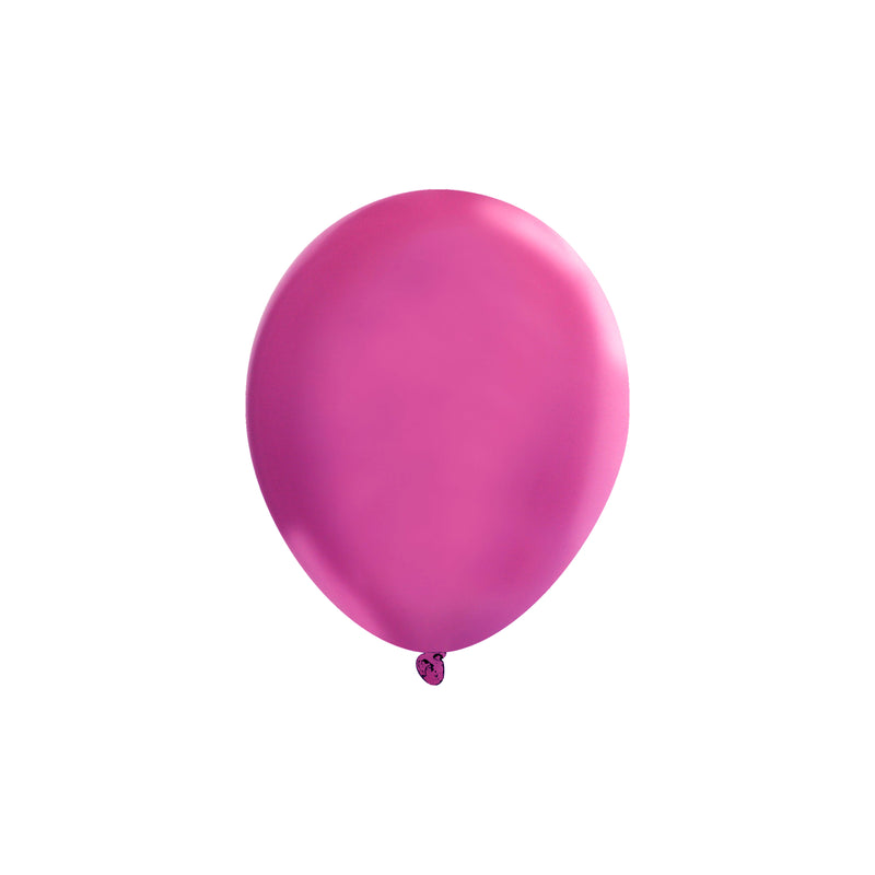 5 Inch Metallic Pink Latex Balloons - Creative Balloons Manufacturing