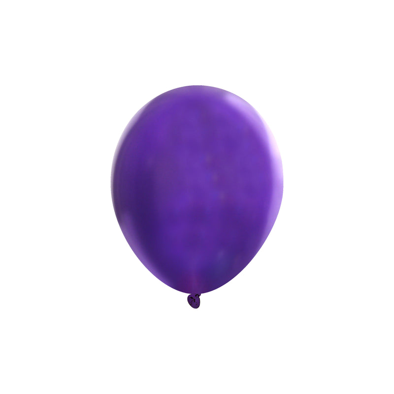 5 Inch Metallic Purple Latex Balloons - Creative Balloons Manufacturing