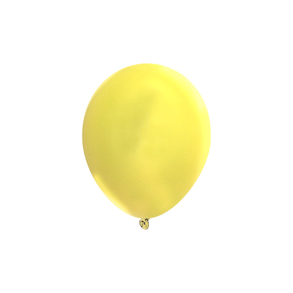 5 Inch Metallic Yellow Latex Balloons - Creative Balloons Manufacturing