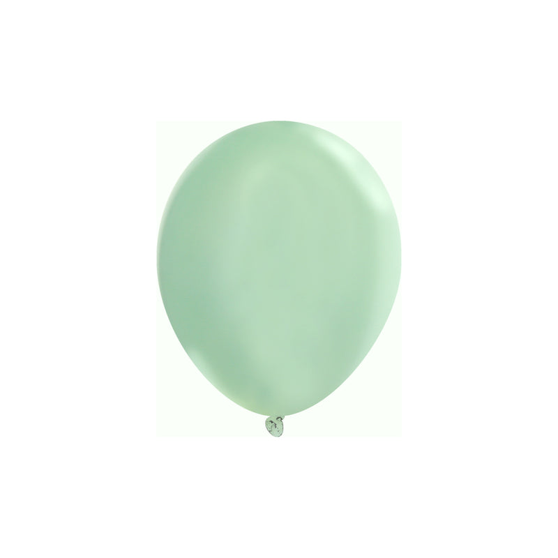 5 Inch Pearlized Light Green Latex Balloons - Creative Balloons Manufacturing