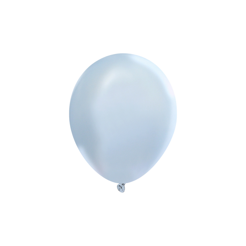 5" Latex Balloons |  Pearlized Light Blue | 100 pc bag