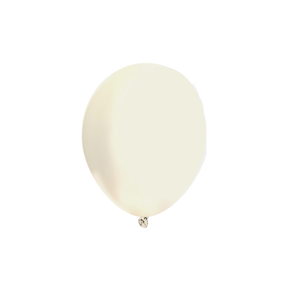 5" Latex Balloons |  Pearlized Ivory | 100 pc bag