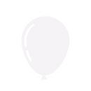 50-ct Bags - 5" Standard White Latex Balloons by Gayla - 50-pcs/bag x 144 bags/case