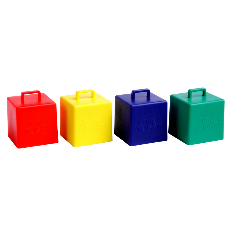 65-gram Cube Weight™ - Primary-Plus Assortment Balloon Weight