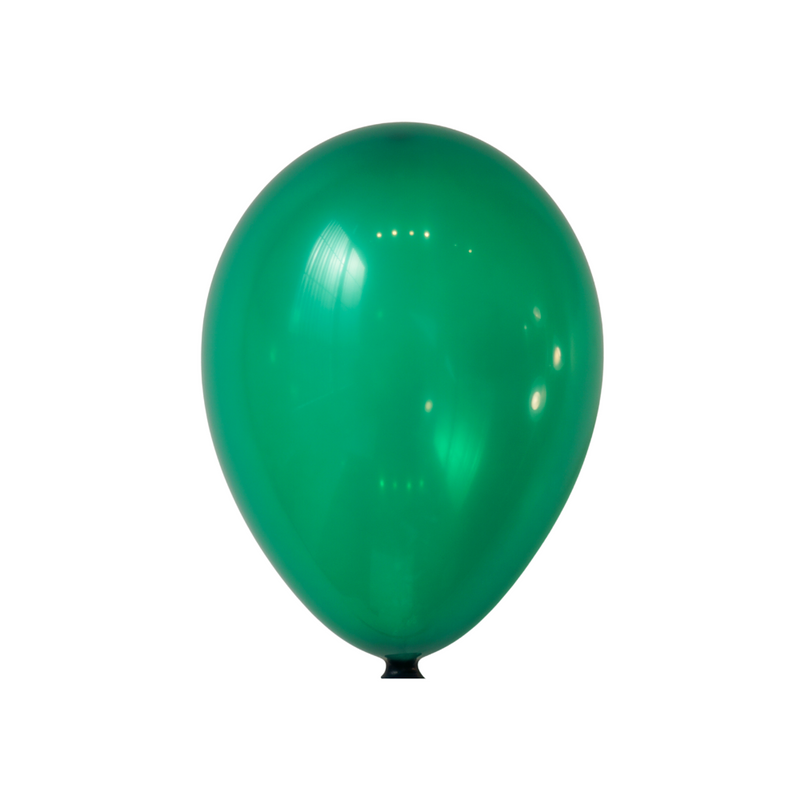 9" Crystal Green Latex Balloons by Gayla